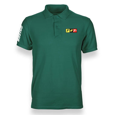 B787 DESIGNED POLO SHIRT THE AV8R